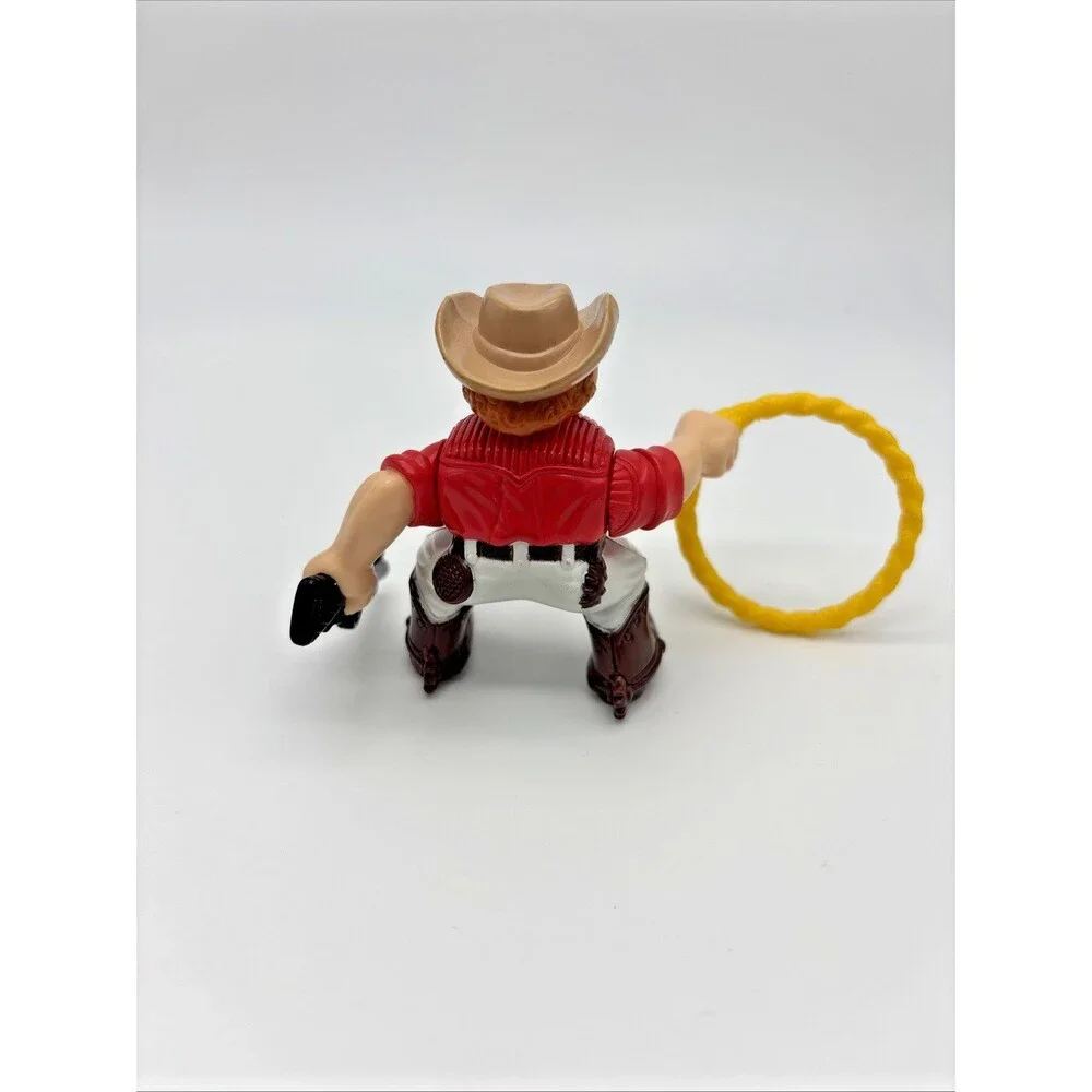 Fisher Price Great Adventures Western Cowboy Figure Retractable Lasso Action